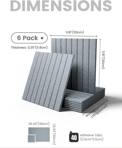 Fluxynara Large Felt Bulletin Board 48" x 36" Cork Board Alternative-12 Pack with 70 Safe Removable Adhesive Tabs, Cork Boards for Walls Cork Board for Home Office Classroom Pin Board (Oatmeal)