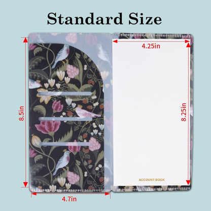 qianshan Travelers Notebook Inserts with PVC Sleeve,Undated Weekly Planner,Weekly To Do List Notepad,TN Journal,30 Sheets,8.5" x 4.7",Pocket Travelers Notebook for Journals,Diaries,Planners,Pink Cat