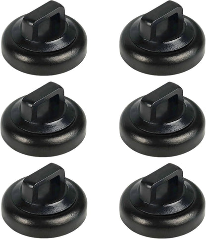 Magnet Zip Tie Mount Magnetic Zip Ties Mount Clips Base Holder Strong Multipurpose Wire Cable Holder Mount Wire Clips Management for Home Office Marine Electrical Wiring (Black, 12 Piece)