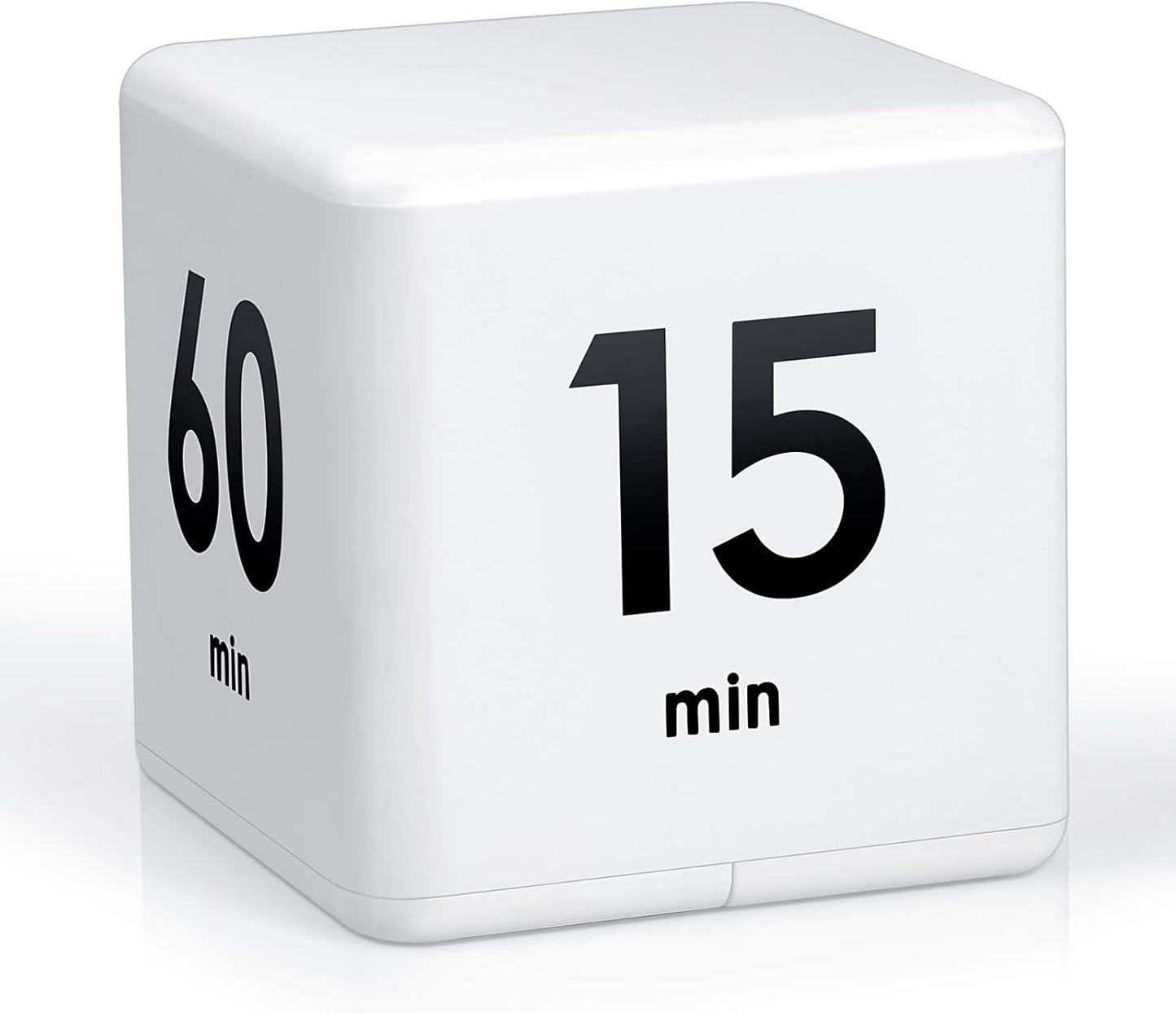 Weewooday Cube Timer, Gravity Sensor Flip Timer for ADHD Productivity, Classroom Kitchen Study Workout Cooking Desk Timers for Time Management, 15 20 30 60 Minutes Countdown Tool(Pink)