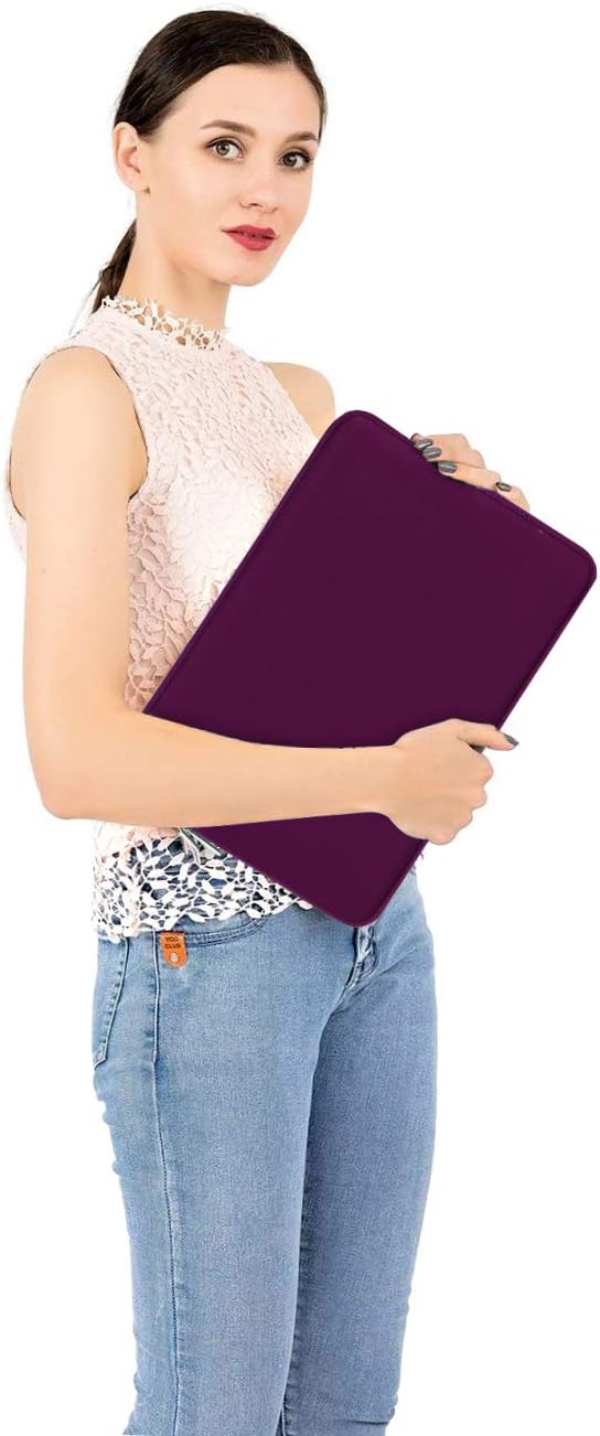 MOSISO Laptop Case 13.3 inch, 13-13.3 inch Laptop Sleeve Bag Compatible with MacBook Air/Pro 13/Pro 14 M5 M4 M3 M2 M1, HP Dell ASUS Lenovo, Neoprene Computer Sleeve Bag with Small Case, Baby Pink - Colors B