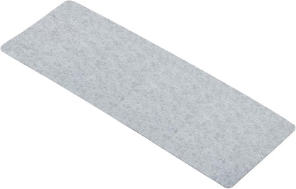 PATIKIL 24"x12" Desk Mat Protector, Felt Dual Side Mouse Pad Writing Mat for Office Home, Gray