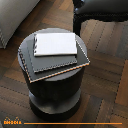 Rhodia #16 Wirebound Notepad 5.8" x 8.3" Dot Pad, Orange Cover