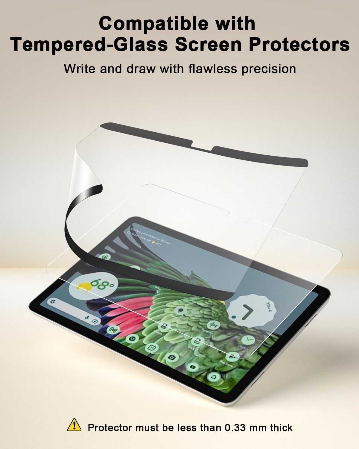 PYS Magnetic Privacy Screen for Microsoft Surface Laptop 7 13.8 Inch - Anti-Spy, Matte Finish Anti-Glare Screen Protector, Blue Light Filter, Easy Install & Detach, Scratch-Resistant
