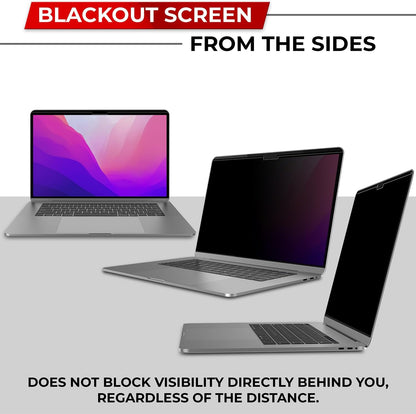 SightPro Magnetic Laptop Privacy Screen 14 Inch 16:9 - Patented Removable Laptop Privacy Filter Shield and Protector