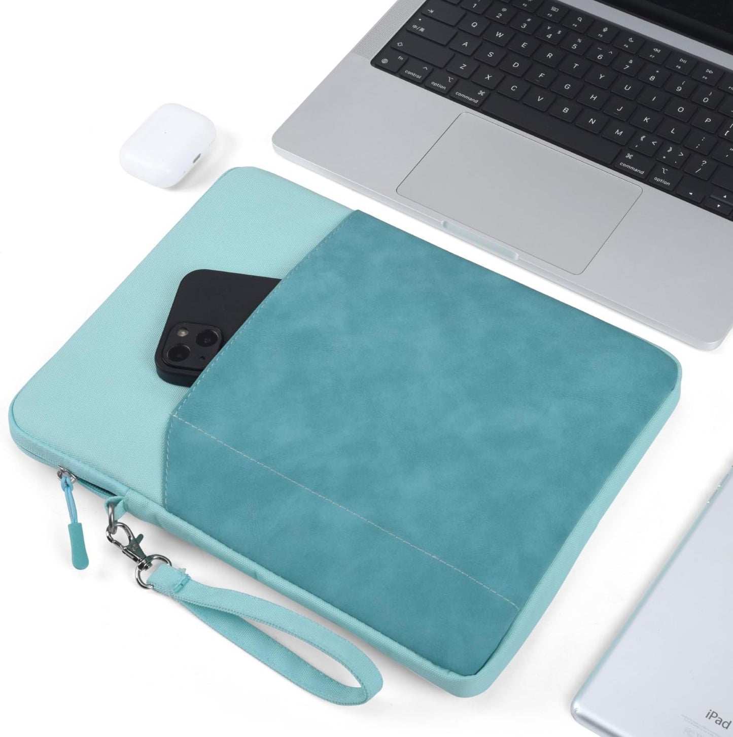 CAAORDKSO 9-11 Inch Tablet Sleeve Case, Tablet Bag Carrying Travel Pouch for iPad 11-inch A16 2025, 11 inch iPad Air M3 M2 / Pro M4, 10.2 10.9" iPad, Galaxy Tab S8/S9 11"/ Galaxy Tab A9+ Bag, Purple