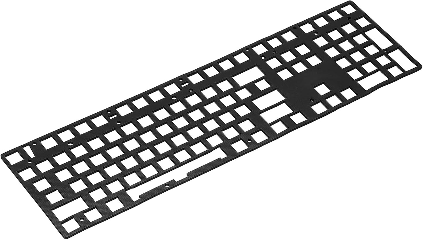 PATIKIL 5 x 17 Inch Keyboard Foam, 104/108 Layout Keyboard Sound Dampening Foam Pad Gasket Switches Dampener for Mechanical Key Boards, Black