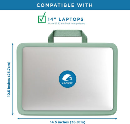 LAPGEAR Compact Lap Desk – Fits Up to 14″ Laptops – Charcoal – Style No. 43105
