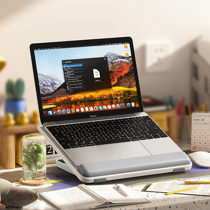 Chapter Seven Tablet Holder Wood Stand,Wooden Laptop Tablet Multi-Function Stand - Adjustable Height Portable Computer Drawing Writing Board Holder, for iPad Pro 12.9/11,Air,Mini and More