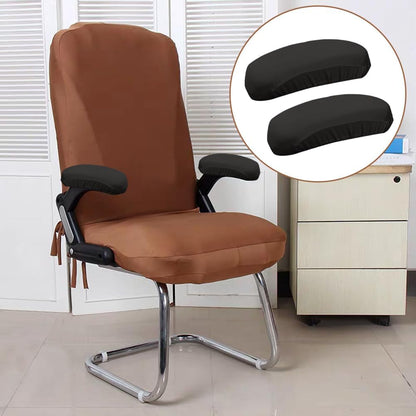 Kakalote Office Chair Armrest Covers, 1pair Stretchable Stretch Computer Chair Slipcover Desk Chairs Arm Cover for Office, Desk, Gaming Chairs (Black)