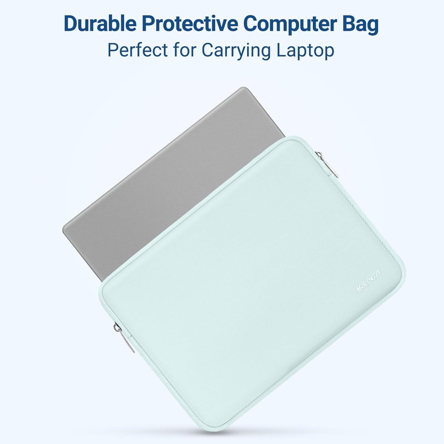 MOSISO Laptop Case 13.3 inch, 13-13.3 inch Laptop Sleeve Bag Compatible with MacBook Air/Pro 13/Pro 14 M5 M4 M3 M2 M1, HP Dell ASUS Lenovo, Neoprene Computer Sleeve Bag with Small Case, Baby Pink - Colors B