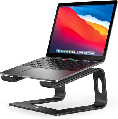 Nulaxy All-Aluminum Laptop Stand for Desk, Ergonomic Detachable Ventilated Cooling Computer Riser, Anti-Slip Design Notebook Holder Compatible with All 10-16" Laptops (MacBook, Dell XPS, HP, Lenovo)