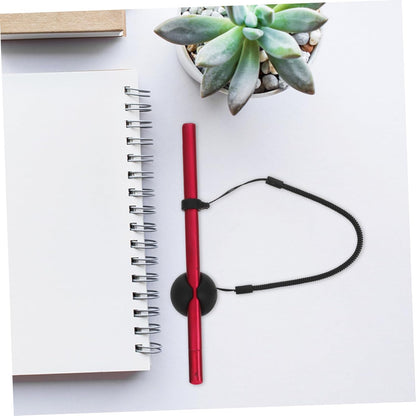 Stylus Fixing Rope with Silicone Holder 2 Pack Elastic Pen Lanyard for Tablet Desk Clipboard Office Use