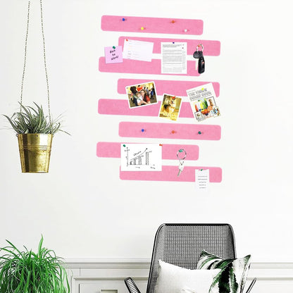 Vuzvuv Black 28"x16" Large Cork Board with 50 Push Pins & Sticky Notes, Self-Adhesive Bulletin Board for Wall, Felt Pin Vision Board for Paste Notes,Schedules Offices Home