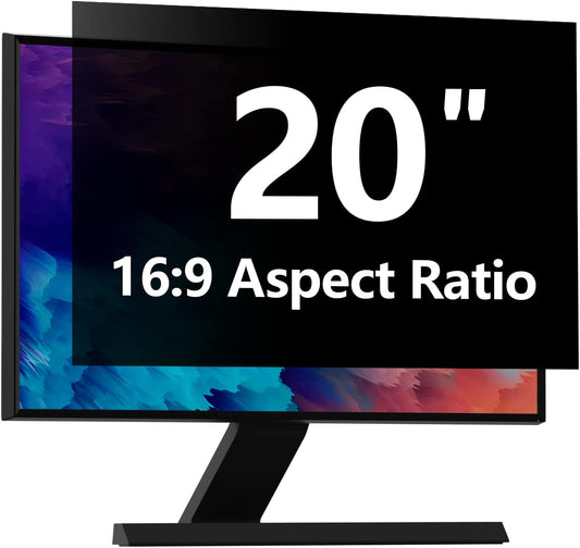 Computer Privacy Screen Protector 23 Inch with Hp Dell Acer Asus Samsung LG and More, Removable Security Shield Filter for 16:9 Aspect Ratio Monitor Like ViewSonic Sceptre AOC Koorui BenQ (23" Diagonal 16:9 1 Pack)