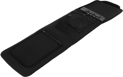 Keyboard Neoprene Sleeve Case(up to 18 Inches), with Wireless Mouse Storage & Cable and Charger Pouch (Black)