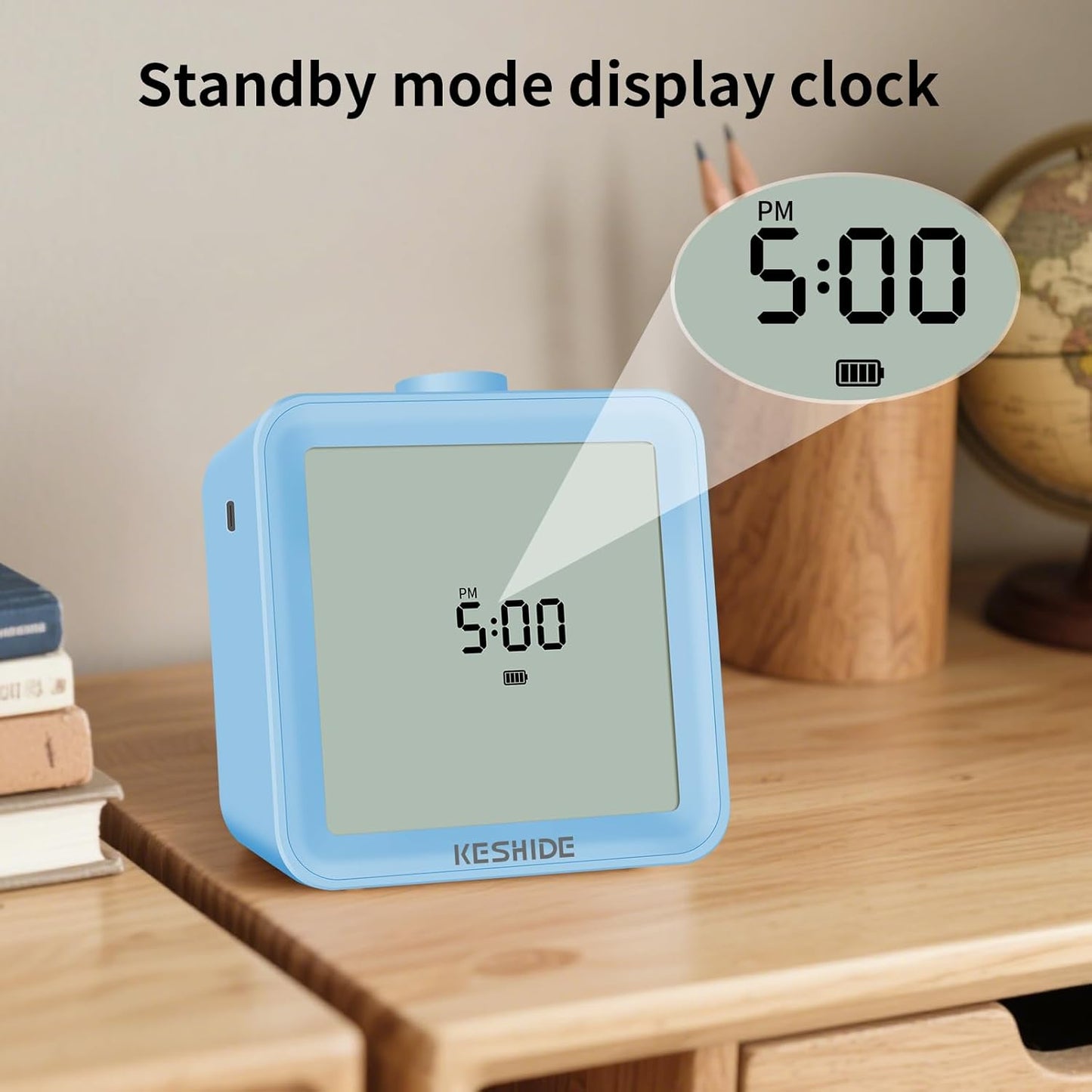 Visual Timer for Kids and Adults,LCD Digital 60-Minute Countdown Timer Silent Classroom Timer, Time Management Tool for Home, School, or Work