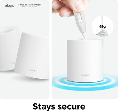 elago Pencil Stand Compatible with Apple Pencil Pro, Apple Pencil (1st & 2nd Generation) and Apple Pencil (USB-C) and Any Tablet Stylus with or Without Pencil Case or Sleeve [Black]