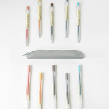 Pencil Case Durable Pencil Pouch for Pens School Featuring Oxford Lap Design (Khaki,Oxford)