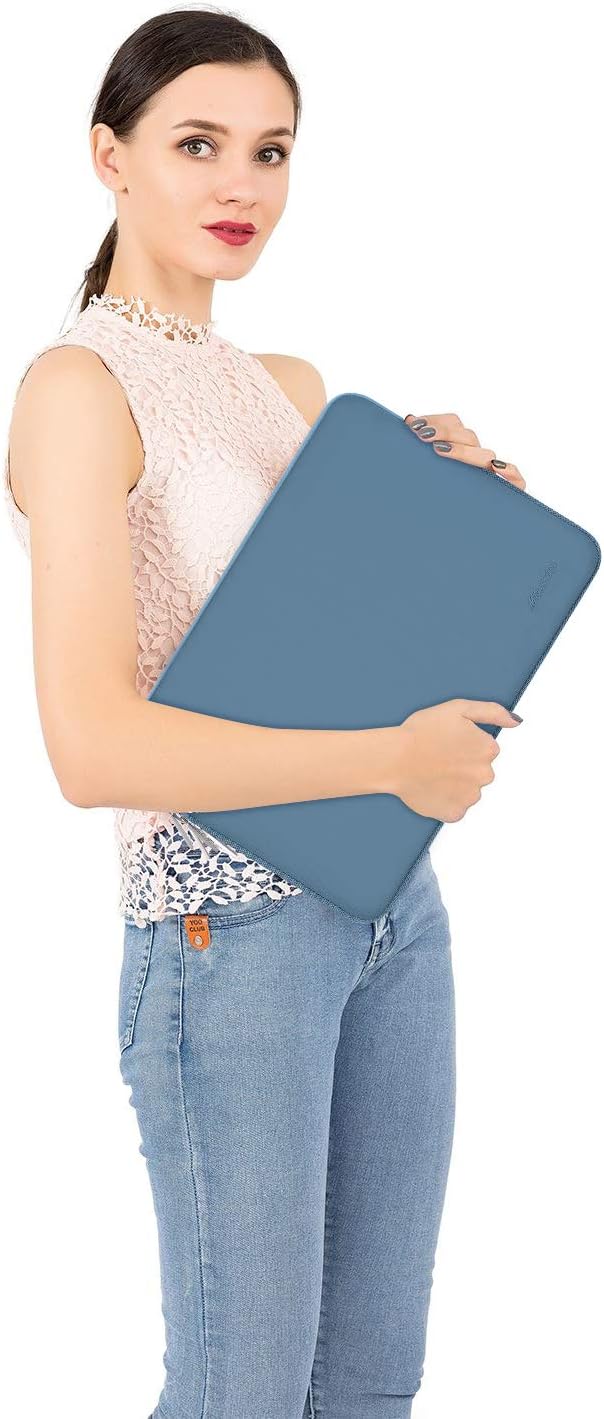 MOSISO Laptop Case 13.3 inch, 13-13.3 inch Laptop Sleeve Bag Compatible with MacBook Air/Pro 13/Pro 14 M5 M4 M3 M2 M1, HP Dell ASUS Lenovo, Neoprene Computer Sleeve Bag with Small Case, Baby Pink - Colors B
