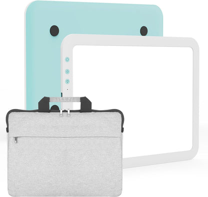 TOHETO A4 Rechargeable Led Super Bright Light Pad Powered by 3500mAh Lithium Battery for Weeding Vinyl Tool, Portable Wireless Light Board/Box for Tracing, Diamond Painting, Sketching & Drawing