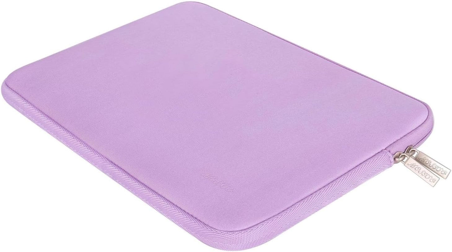 MOSISO Laptop Case 13.3 inch, 13-13.3 inch Laptop Sleeve Bag Compatible with MacBook Air/Pro 13/Pro 14 M5 M4 M3 M2 M1, HP Dell ASUS Lenovo, Neoprene Computer Sleeve Bag with Small Case, Baby Pink - Colors A