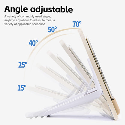 Wooden Tablet Stand for iPad Pro 12.9/11, Air, Mini, Fire HD, Samsung Galaxy Tab and More - Adjustable Portable Mount for Drawing/Desk/Writing/Watching
