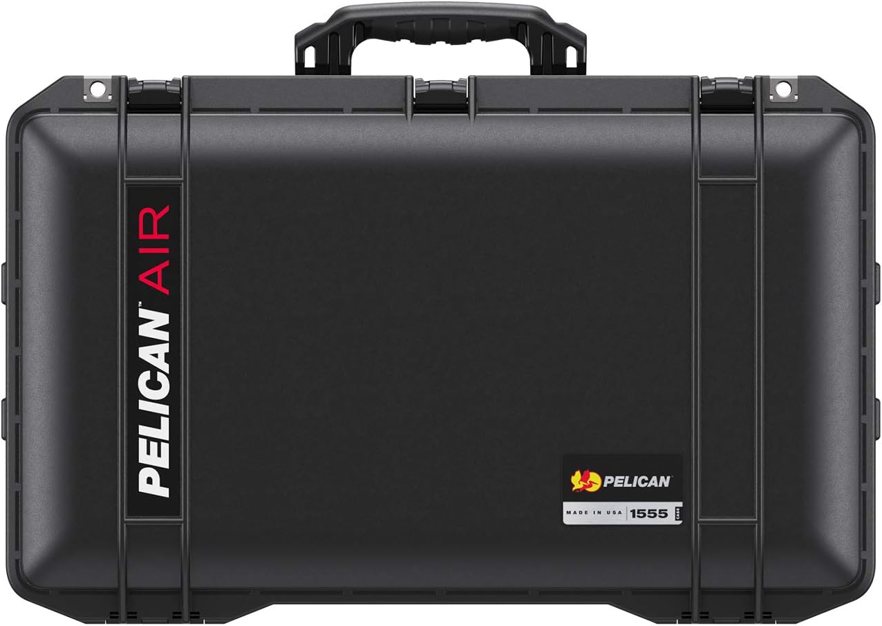 Pelican Electronic Organizer Travel Case - Portable Storage Bag with Multiple Storage Mesh Pockets for Cables, Chargers, Power Bank, AirPods - Black