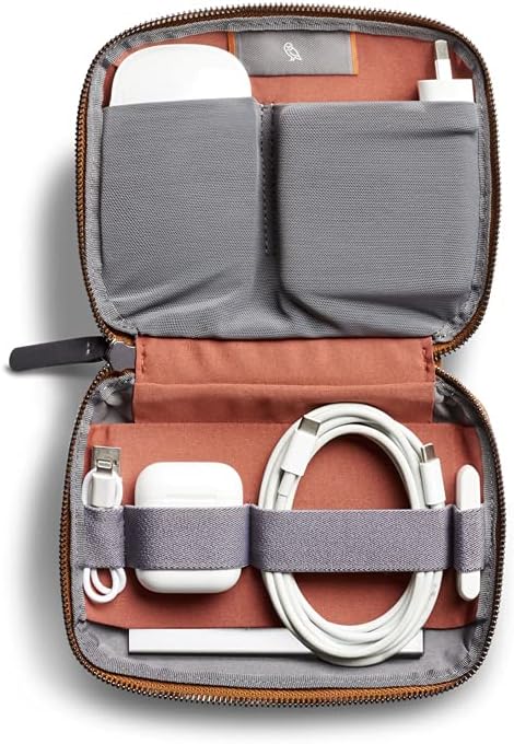 Bellroy Tech Kit Compact (Tech Accessories Organizer, Zipper Pouch) - Saltbush