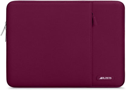 MOSISO Laptop Case 15 inch, 15 inch Laptop Sleeve Compatible with MacBook Air M5 A3448 M4 A3241 M3 A3114 M2 A2941 2026-2023, Dell XPS, Polyester Vertical Computer Sleeve Bag with Pocket, Black - Colors A