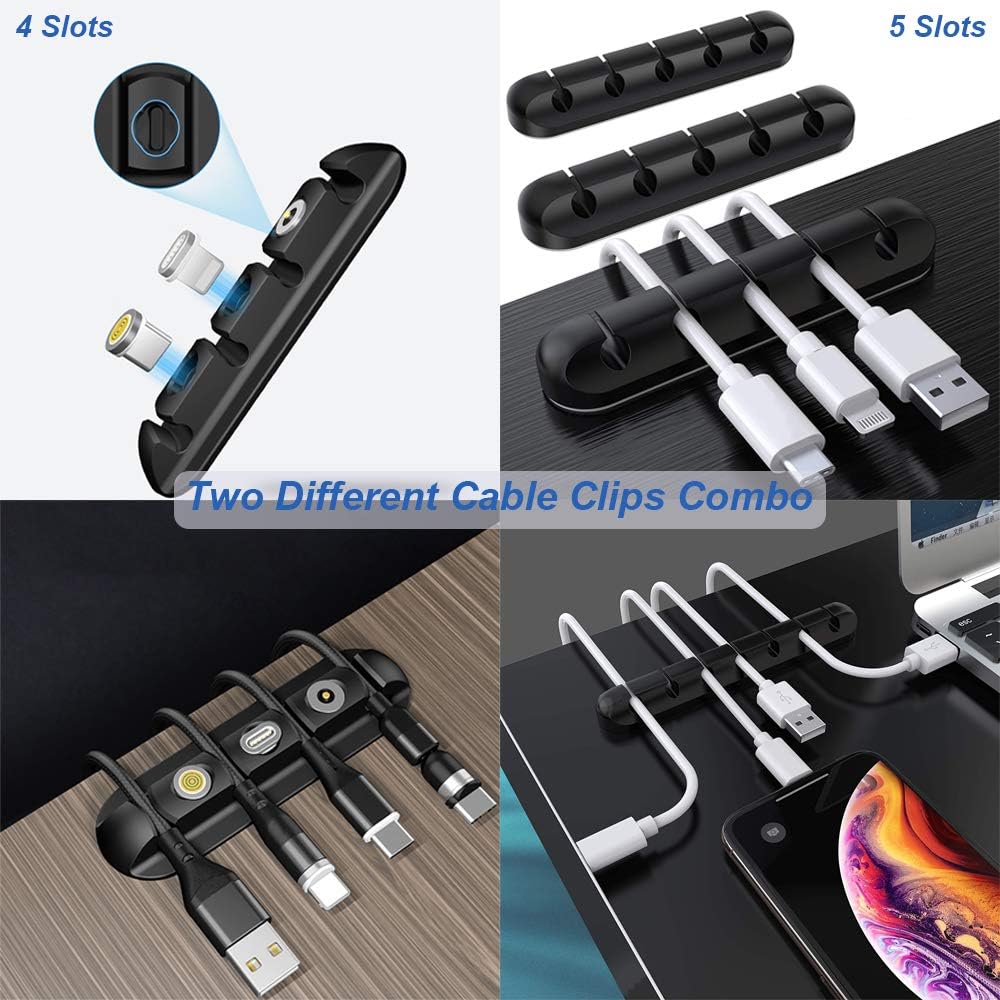 OCYCLONE Phone Stand, Cell Phone Stand Holder for Desk Office Accessories Adjustable Height and Angle Foldable iPhone Stand Compatible with 4"-13" All Phones iPad Tablet - Black