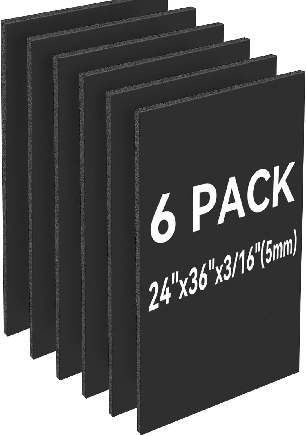 3 Pack White Foam Board 24"x36", 0.23" Thick Foam Core Board for Projects, White Poster Board for Painting, Displaying, and Craft Projects
