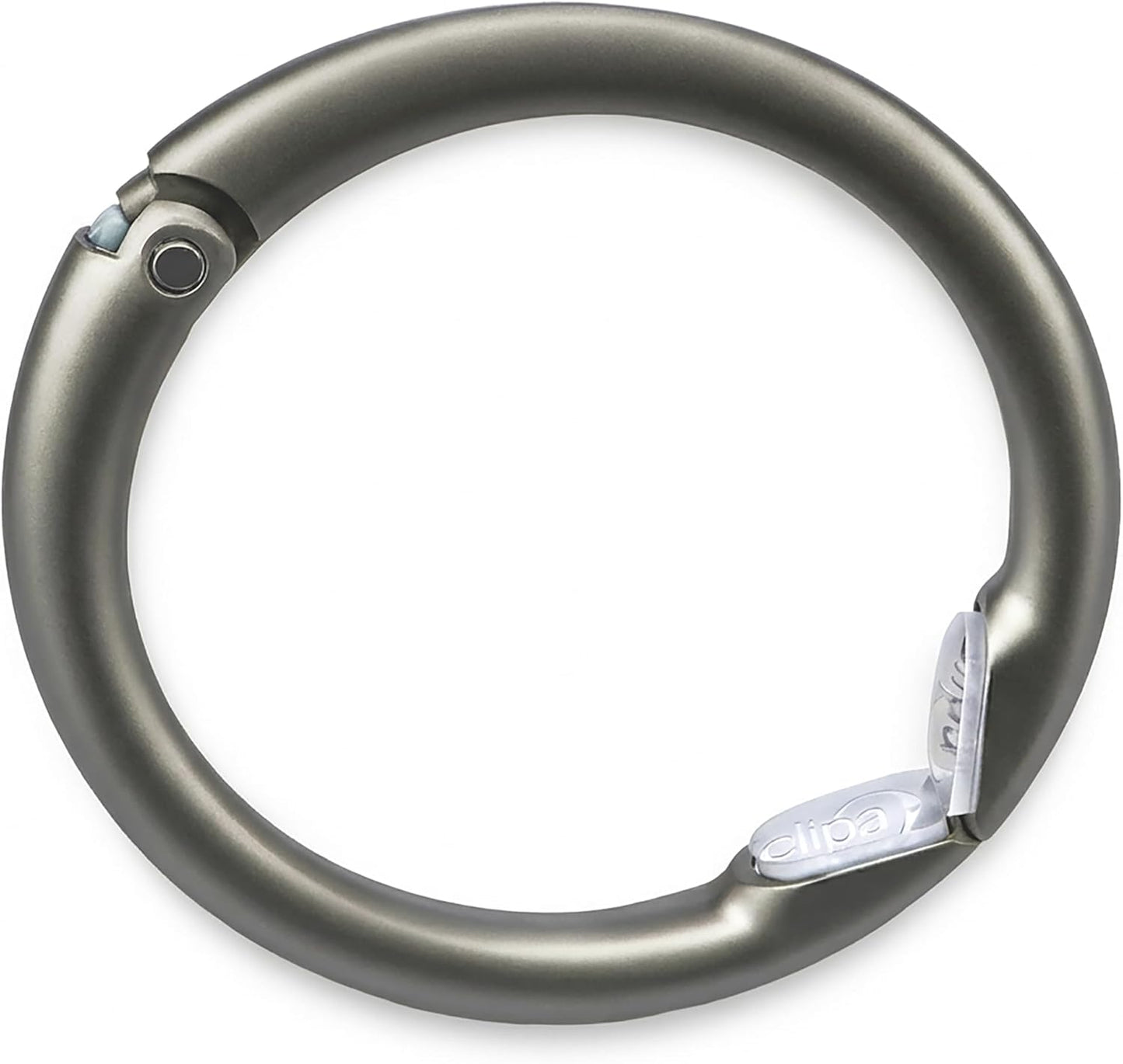 Clipa Bag Hanger - The Ring that Opens Into a Hook, Closes Automatically | Hangs Almost Anywhere in Just 1/2" of Space | Holds 33 lbs | 9 Styles | 3 yr Warranty