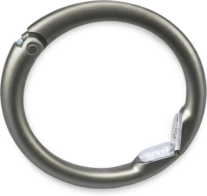 Clipa Bag Hanger - The Ring that Opens Into a Hook, Closes Automatically | Hangs Almost Anywhere in Just 1/2" of Space | Holds 33 lbs | 9 Styles | 3 yr Warranty