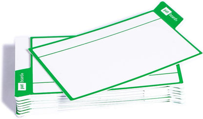 PATboard Scrum Board and Kanban Board - 16 Task Cards Medium - with nanocups® for Glass - Blue