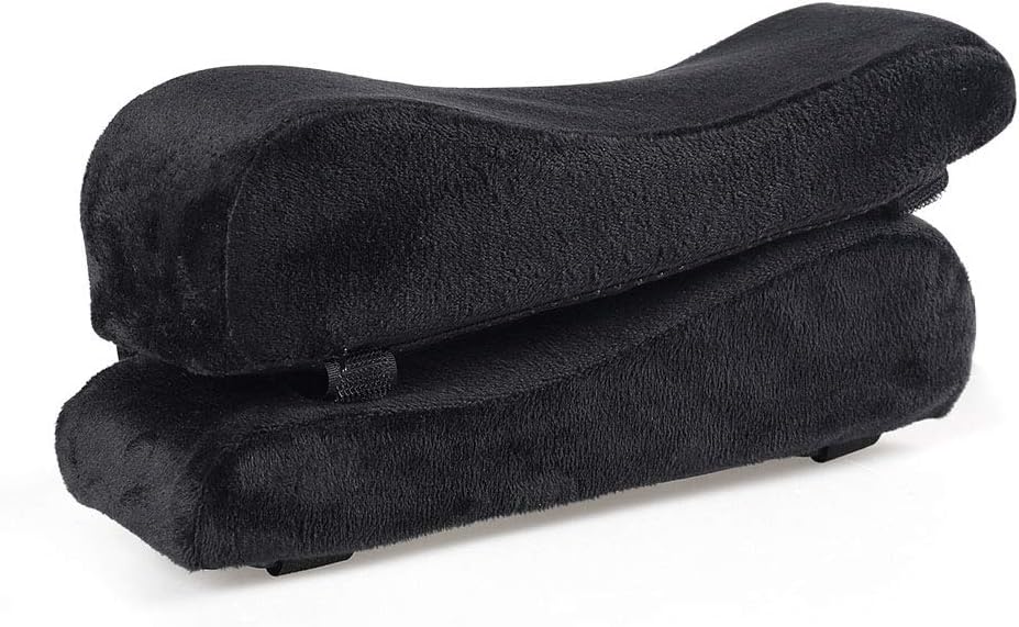 Office Chair Armrest Pads,1 Pair Ergonomic Armrest Pads, Memory Foam Elbow Support Cushions for Computer, Gaming and Desk Chairs