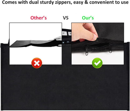 imComor Keyboard Dust Cover Sleeve Bag for Universal 60% 75% 80% Wireless/Wired Gaming PC Computer Keyboards Dust Cover, Logitech/Dell/Corsair/Redragon/Arteck/Apple Keyboard Protector-Black