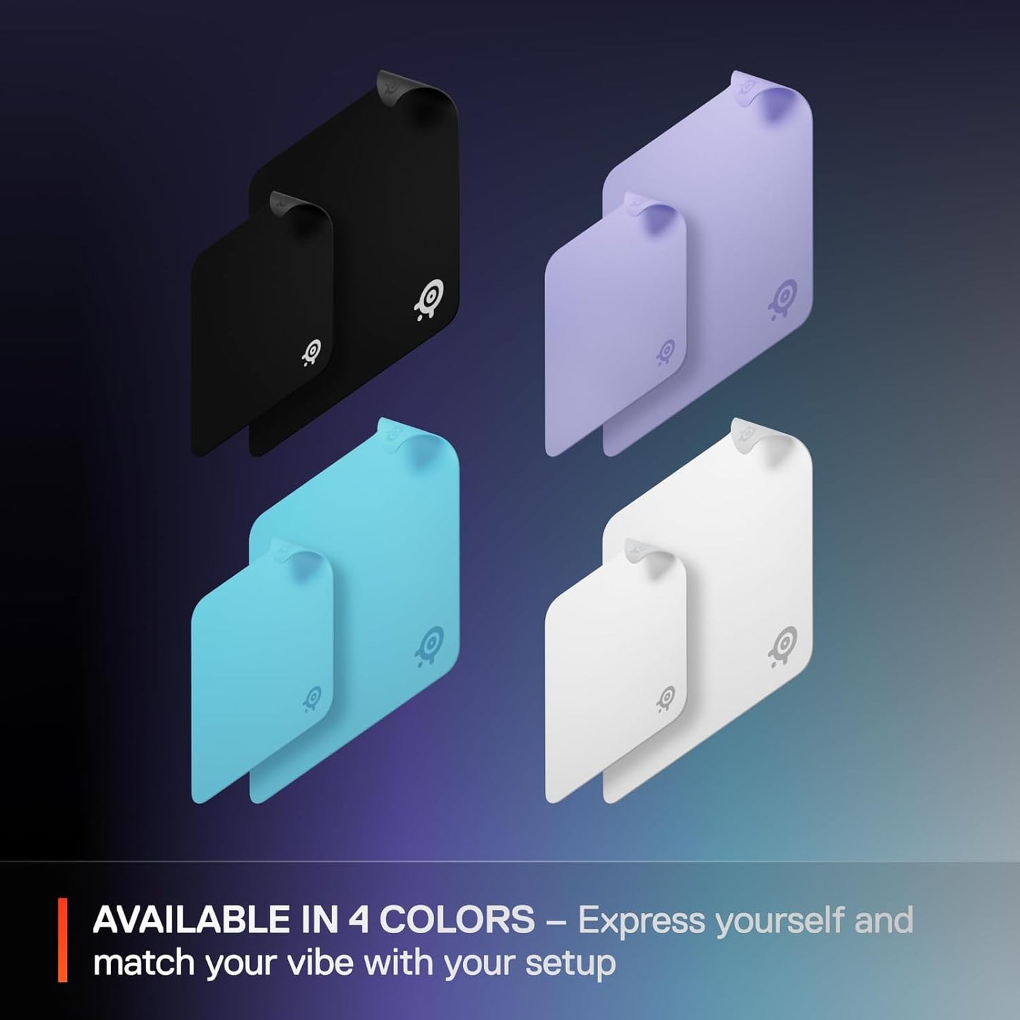 SteelSeries QcK Gaming Mouse Pad - XXL Cloth - Peak Tracking and Stability - Esports Mousepad - Never-Slip - Full Desk Coverage