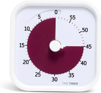 Time Timer MOD 60-Minute Visual Timer, Home Edition, Silent Operation, Study Tool for Homeschool and Office Use (Lake Day Blue)