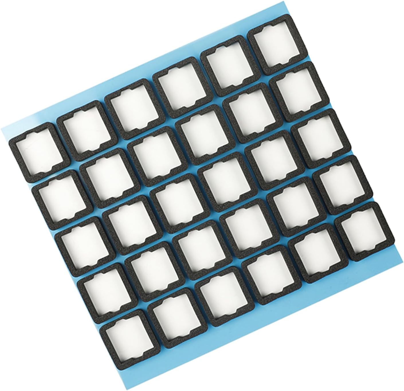 120Pcs Silencers Pad Silencers Foam Sound Dampeners Sheet for Mechanical Keyboard Switches Pad Silencers Pad Bottom Cotton Mechanical Keyboard