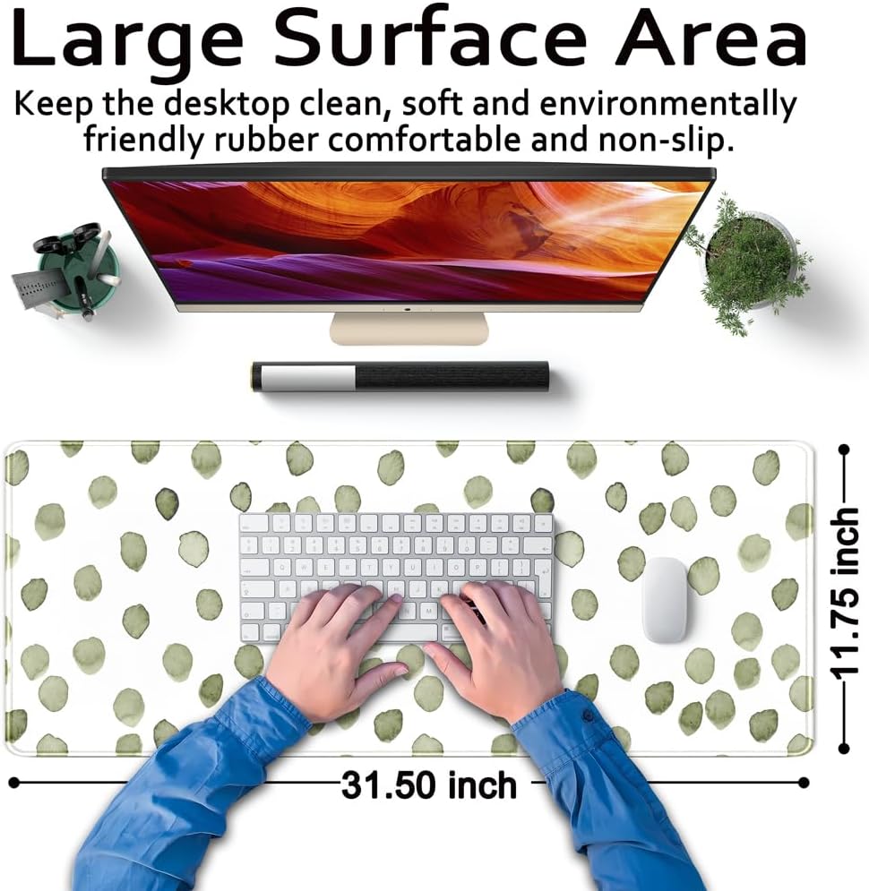 World Map Desk Mat Historical World Map Desk Pad Extra Large Computer Mouse Pad XL Black Topographic Mousepad Keyboard Pad for Desk Gaming Computer Laptop Office Non-Slip Desk Pad 31.5x11.8 in