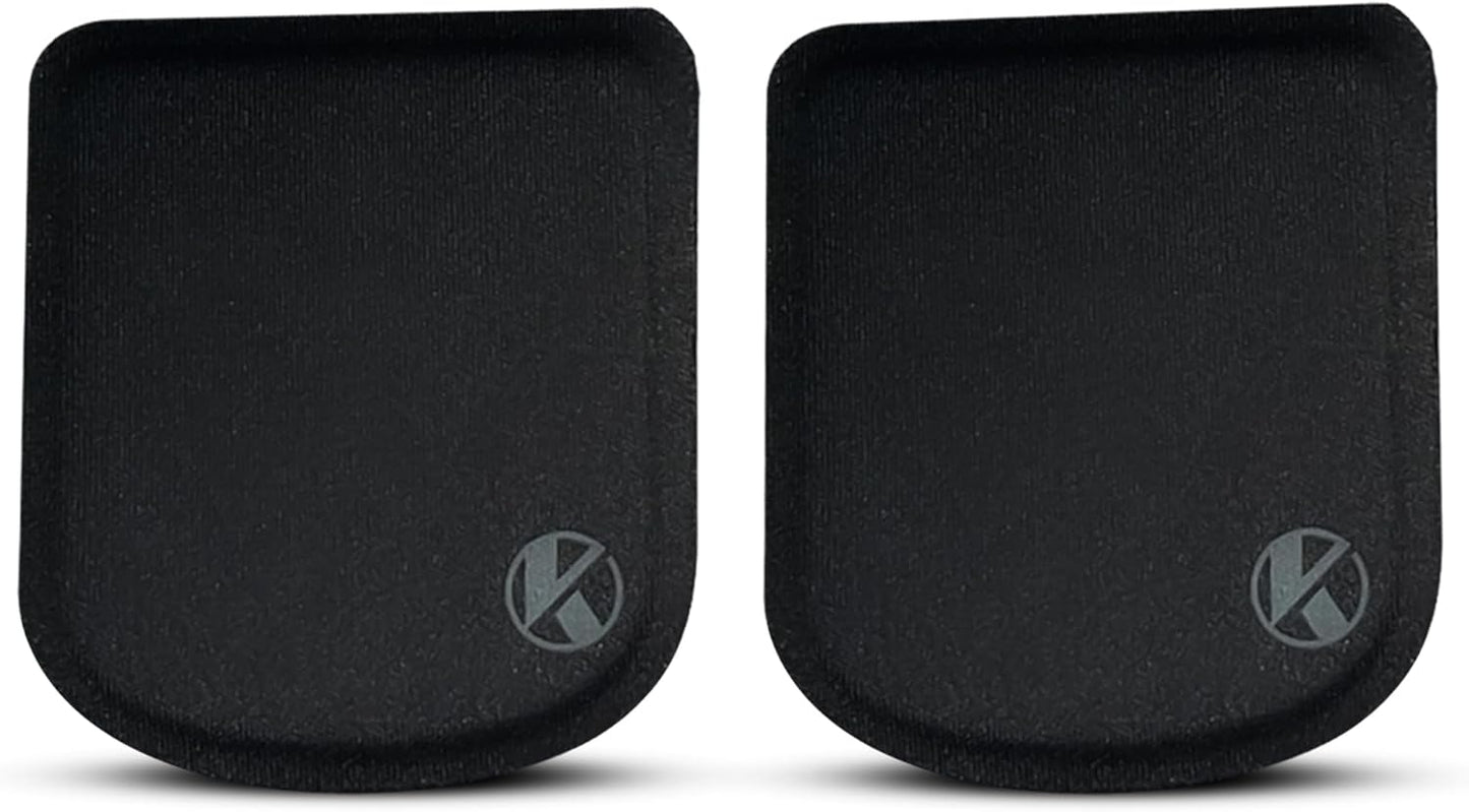 Ultra-Thin Portable Laptop Wrist Rest Pads (Onyx Black)