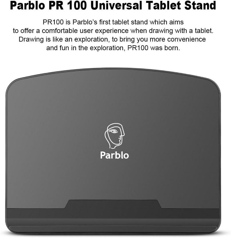 Parblo PR 100 Universal Drawing Tablet Stand Adjustable for 10 to 16 Inches Digital Graphics Drawing Monitors Art Tablets Laptops
