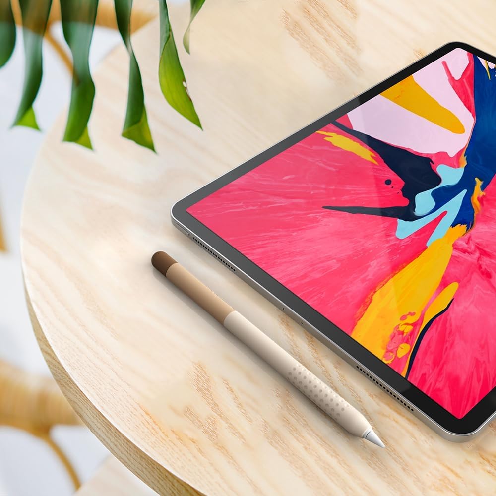 Delidigi for Apple Pencil Pro Case (2024) & Apple Pencil 2nd Generation Sleeve,Soft Silicone Grip Cover,Magnetic Charging Compatible,Double Tap Support,Gradient Color Design
