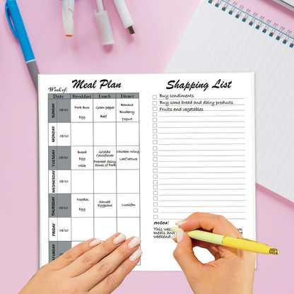 qianshan Travelers Notebook Inserts with PVC Sleeve,Undated Weekly Planner,Weekly To Do List Notepad,TN Journal,30 Sheets,8.5" x 4.7",Pocket Travelers Notebook for Journals,Diaries,Planners,Pink Cat
