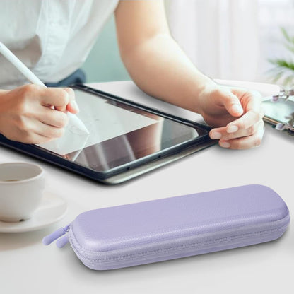 Fintie Holder Case for Apple Pencil Pro, Apple Pencil (USB-C / 1st / 2nd Generation), PU Leather Carrying Bag Sleeve Compatible with Pen, USB Cable, Samsung Stylus, Lilac Marble