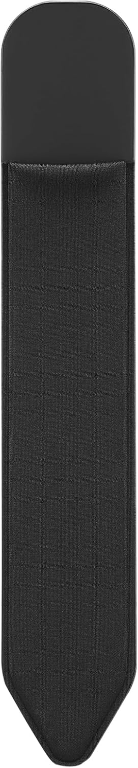 MoKo Pencil Holder Sticker Fit Apple Pencil Pro, Apple Pencil (USB-C), iPencil 1st/2nd Generation, Elastic Pencil Pocket Pouch Adhesive Sleeve Attached to iPad Case for Stylus Pens,Black