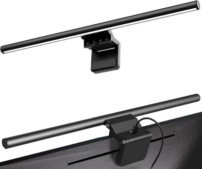 Monitor Light Bar 19.7", No-Glare Asymmetric Screen Lamp, Auto-Dimming, CRI Ra97, 2700K6500K & Stepless Dimming, Touch Control, Includes 5V/2A Adapter, Fits 0.21.1" Monitors (Not for Laptops)