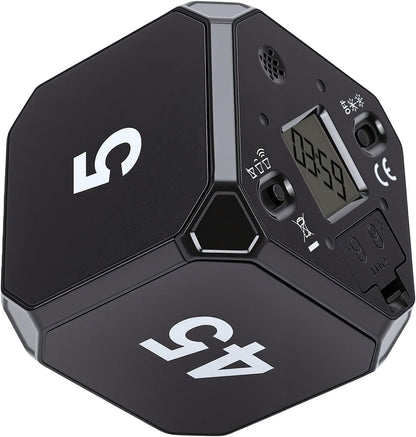 Silent Desk Study Timer Efficient Cube Shape Time Management Tool for Study Work Office