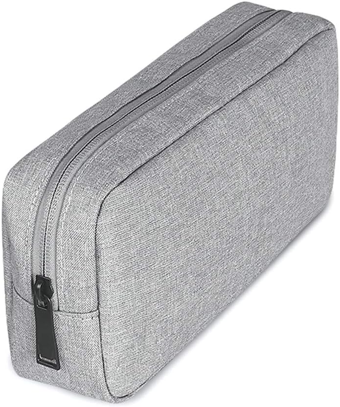 Universal Electronics/Accessories Soft Carrying Case Bag, Durable & Light-weight,Suitable for Out-going, Business, Travel and Cosmetics Kit (Small-Black)